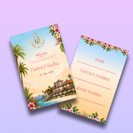 Ocean Breeze 2D Luggage Tag