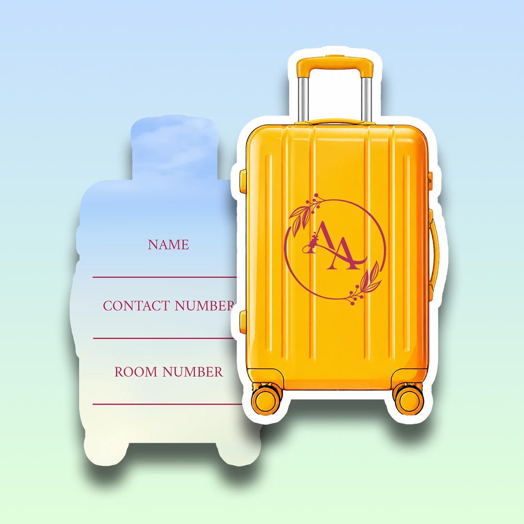 3D Suit case Luggage Tag