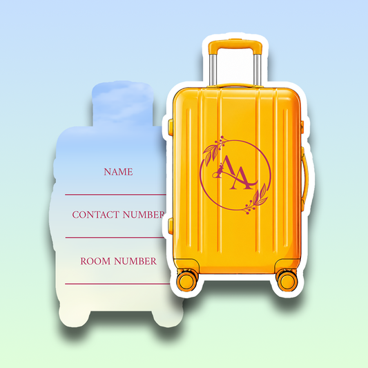 3D Suit case Luggage Tag