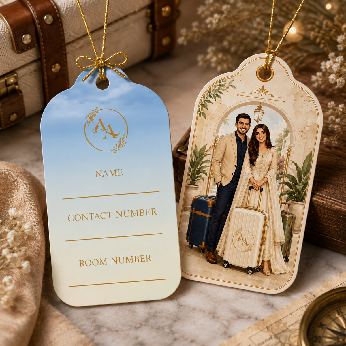 Journey of Love 3D Luggage Tag
