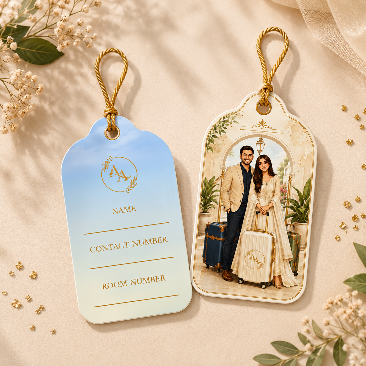 Journey of Love 3D Luggage Tag