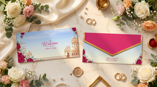 Floral Palace Shagun Envelope