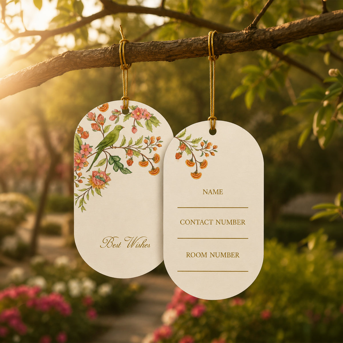Garden Song 3D Luggage Tag