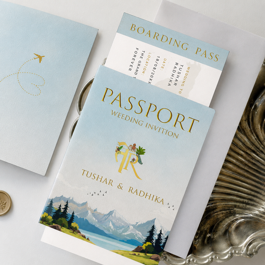 Mountain Bliss Wedding Passport Itinerary