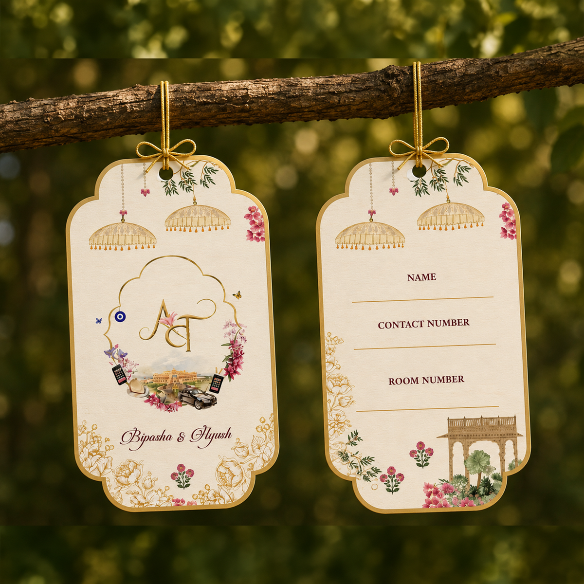 Rajputana Tales 3D Luggage Tag