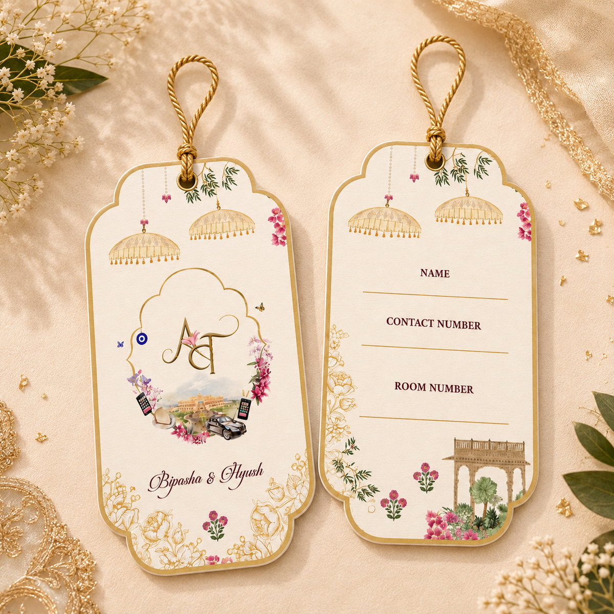 Rajputana Tales 3D Luggage Tag