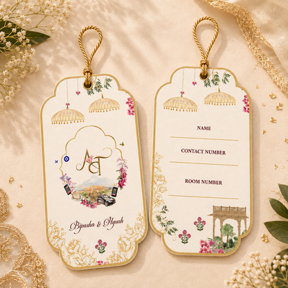 Rajputana Tales 3D Luggage Tag