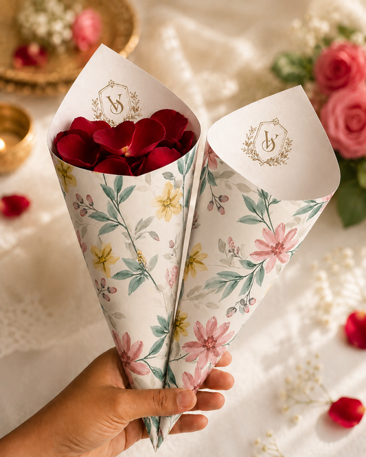 Soft Meadow Petal Cones