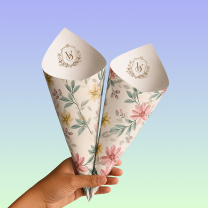 Soft Meadow Petal Cones