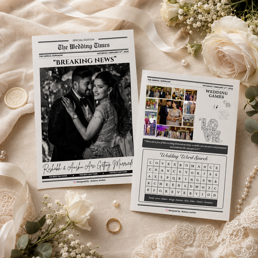 The Wedding Times Wedding Newspaper