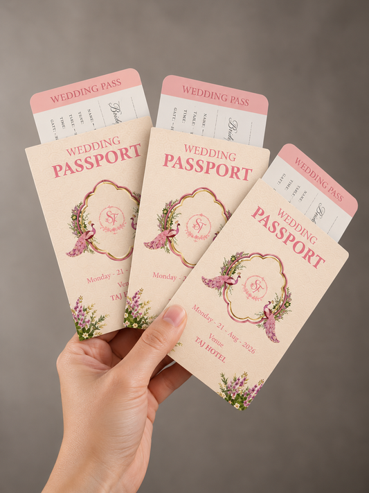 Victorian Vows Wedding Passport Itinerary