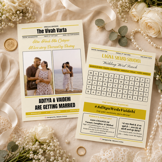 The Vivah Varta Wedding Newspaper