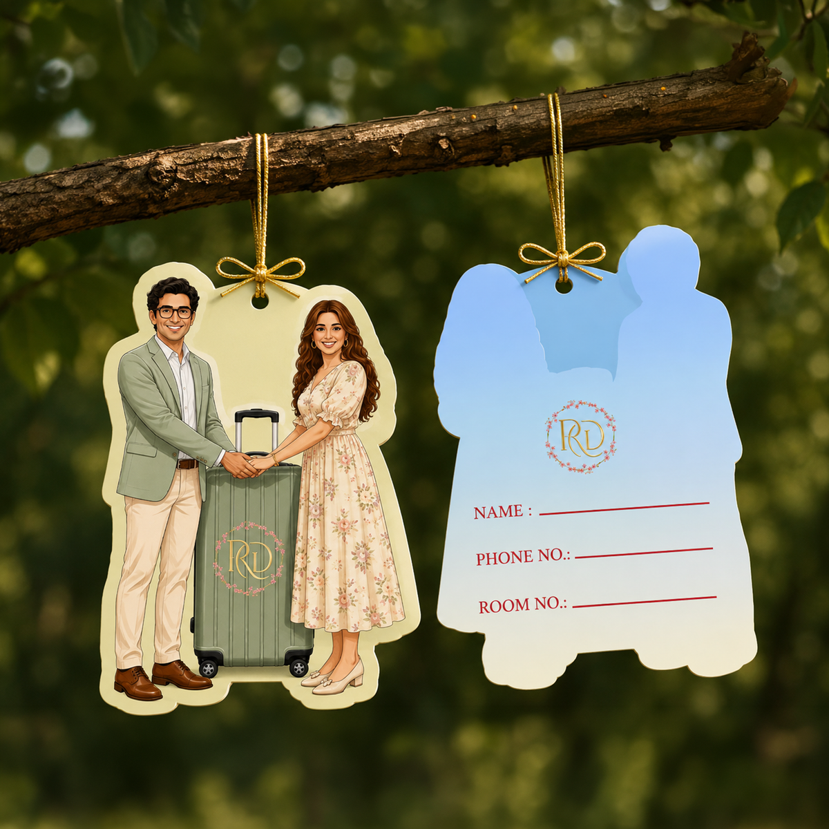 Wander Love Tag 3d Luggage Tag