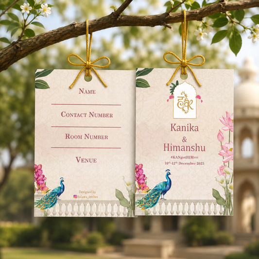 Lotus Bloom 2D Luggage Tag