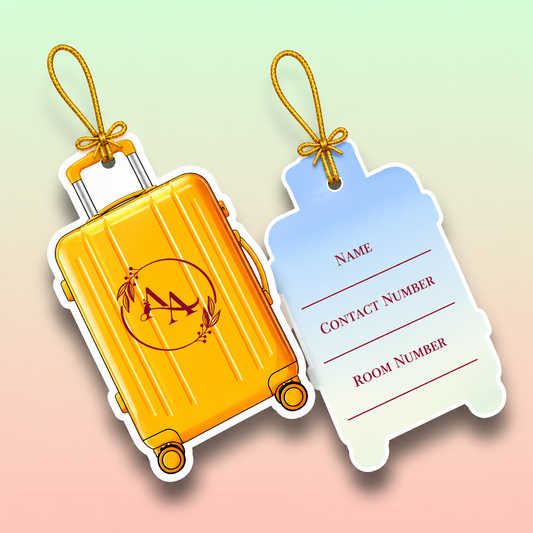 3D Suit case Luggage Tag