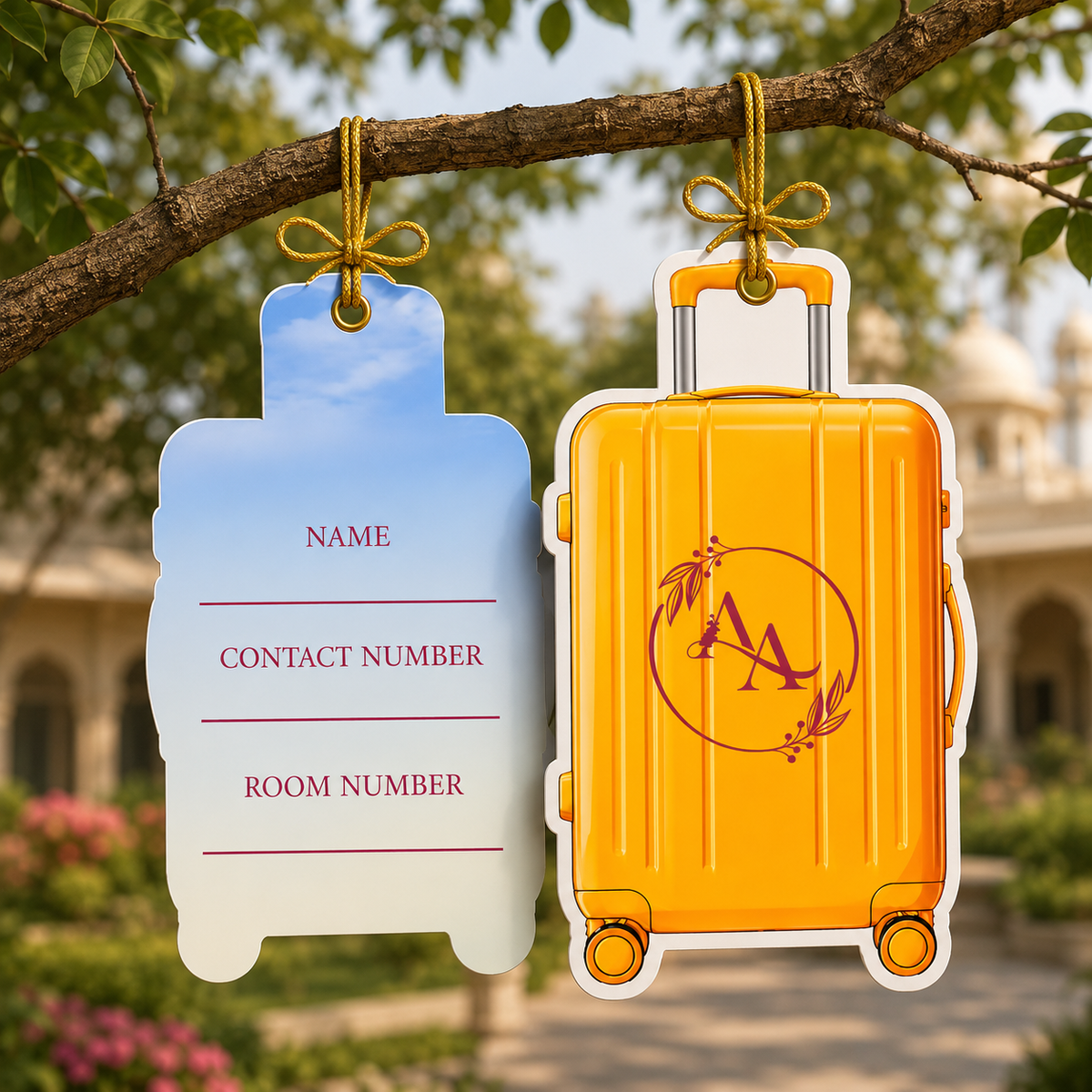 3D Suit case Luggage Tag