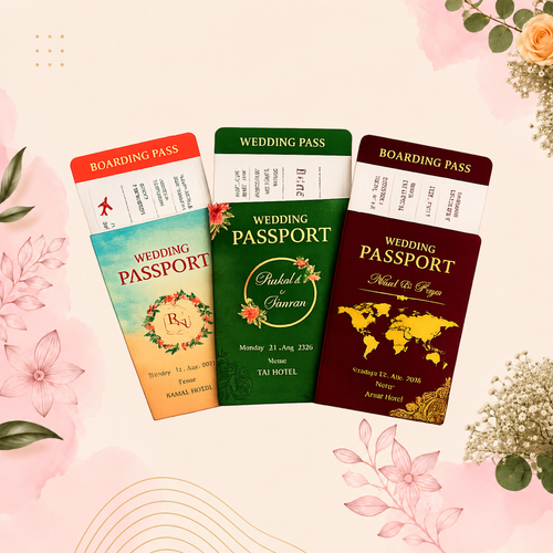 Wedding Passport Itinerary